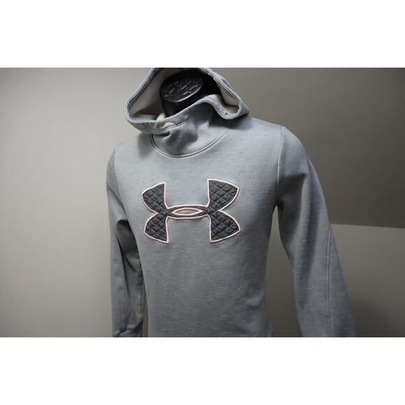 Under Armour Hoodie ColdGear Gray Pullover Athletic Jacket Womens Sz Medium - Picture 3 of 9